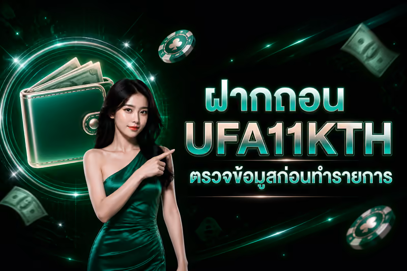ฝากถอน UFA11KTH ตรวจข้อมูลก่อนทำรายการ