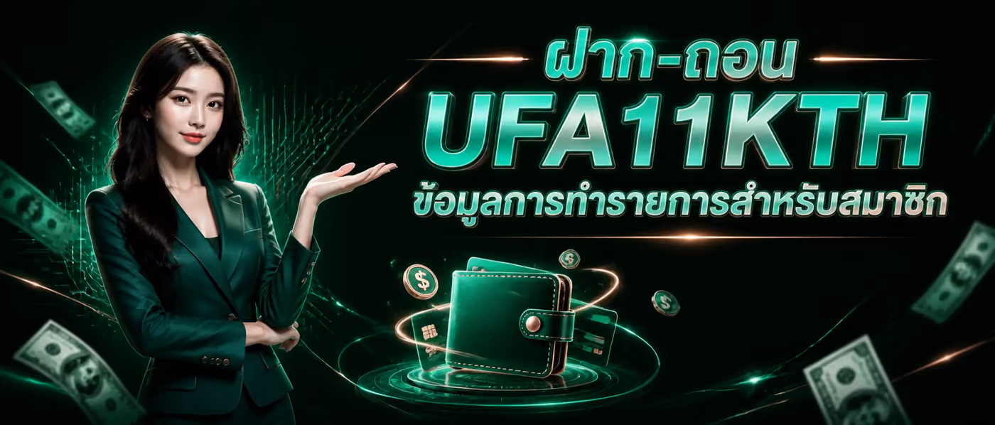 ฝาก-ถอน UFA11KTH ข้อมูลการทำรายการสำหรับสมาชิก